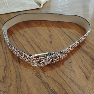 Animal Print Belt Talbots